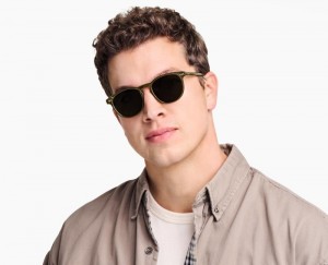 Cactus Crystal Warby Parker Waller Men's Sunglasses Australia | A9D-9367