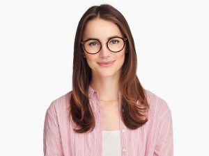 Cognac Tortoise with Polished Gold Warby Parker Jayla Men's Eyeglasses Australia | I1Y-5418