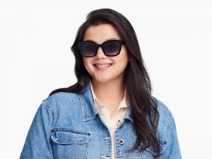 Jet Black Warby Parker Aubrey Women's Sunglasses Australia | A5P-2577