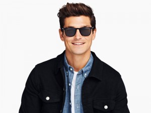 Jet Black Warby Parker Sutton Men's Sunglasses Australia | A9D-5806