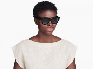 Jet Black Warby Parker Yamini Men's Sunglasses Australia | M4F-2663