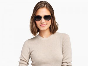 Layered Haze with Polished Gold Warby Parker Halima Women's Sunglasses Australia | D1Z-8786