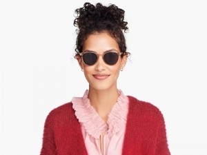 Nutmeg Crystal Warby Parker Wright Women's Sunglasses Australia | N7O-7330