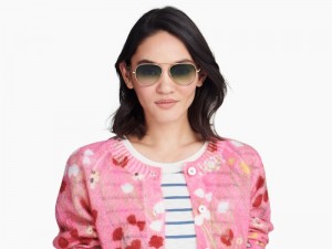 Polished Gold Warby Parker Belmar Women's Sunglasses Australia | I1K-5702