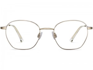 Polished Gold Warby Parker Robbie Women's Eyeglasses Australia | Y1G-2371