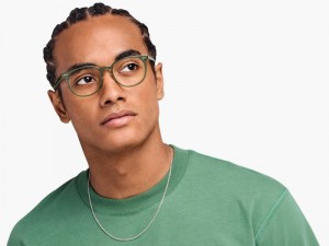 Seaweed Crystal Warby Parker Carlton Men's Eyeglasses Australia | B9Q-9048