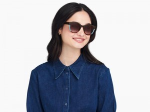 Striped Snowcap Warby Parker Piera Women's Sunglasses Australia | J1O-5709