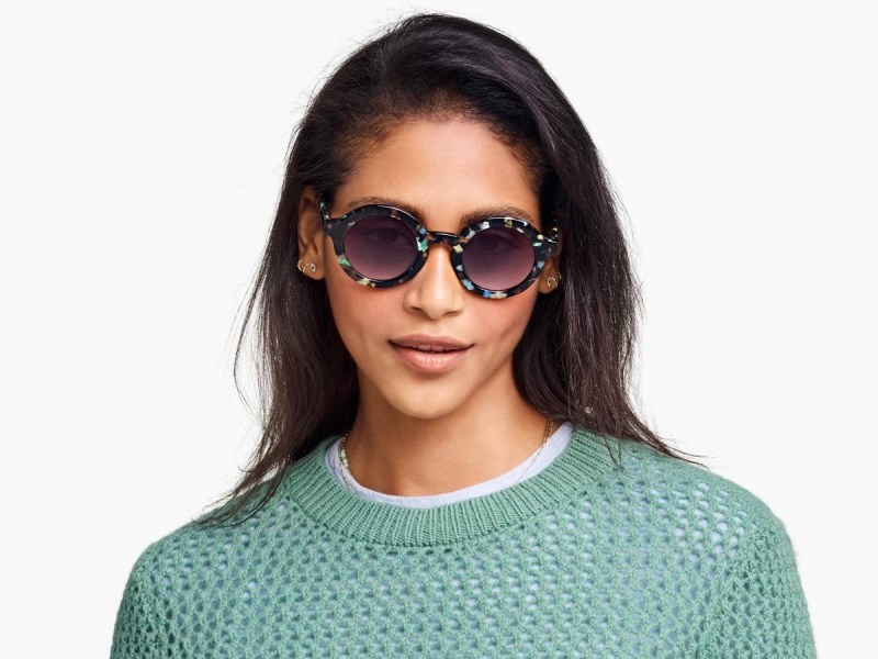 Aventurine Tortoise Warby Parker Gladys Women\'s Sunglasses Australia | G4N-0949