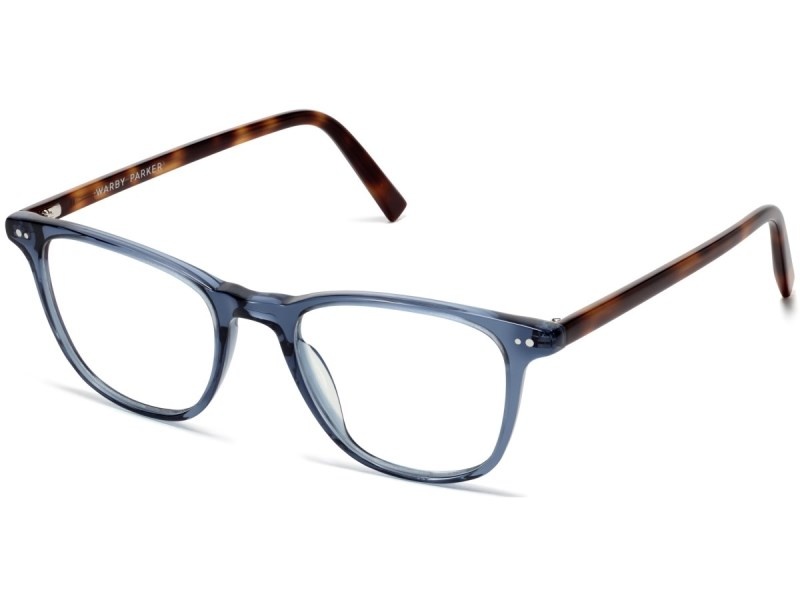 Azure Crystal with Oak Barrel Warby Parker Dawson Women's Eyeglasses Australia | Z9S-0249