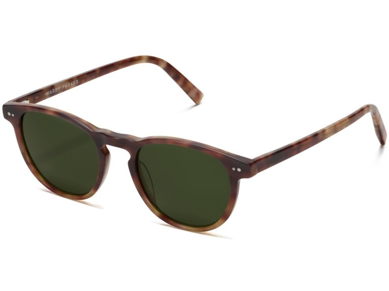 Barley Tortoise Fade Warby Parker Waller Women's Sunglasses Australia | C3Z-3033