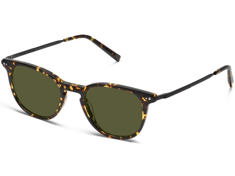 Black Oak Tortoise with Brushed Ink Warby Parker Kian Men's Sunglasses Australia | I9X-3524