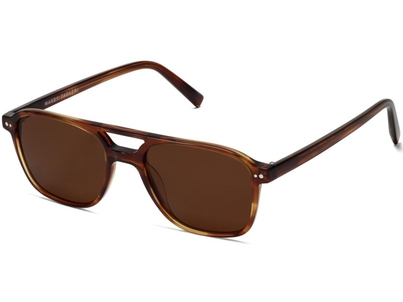 Black Walnut Warby Parker Brimmer Men's Sunglasses Australia | R6M-9346