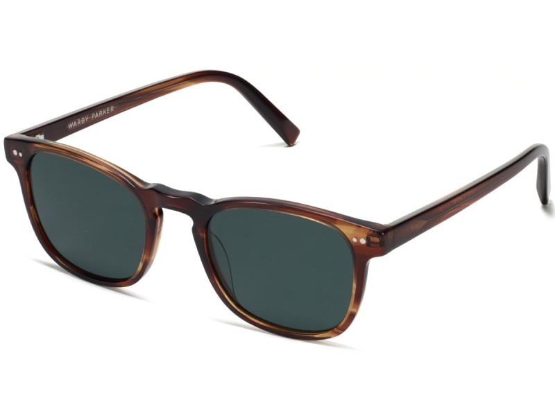 Black Walnut Warby Parker Elio Men's Sunglasses Australia | J4O-7696