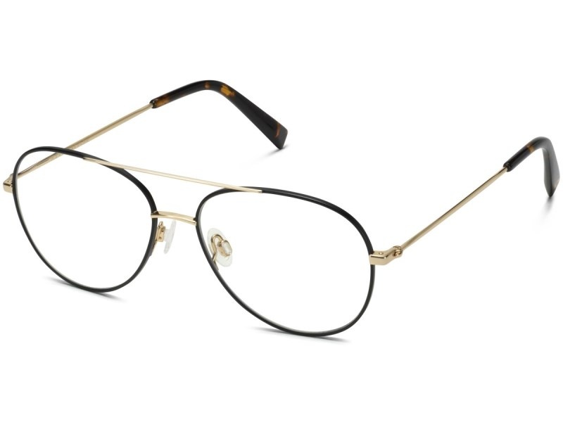 Brushed Ink with Polished Gold Warby Parker York Men's Eyeglasses Australia | Y5M-3606