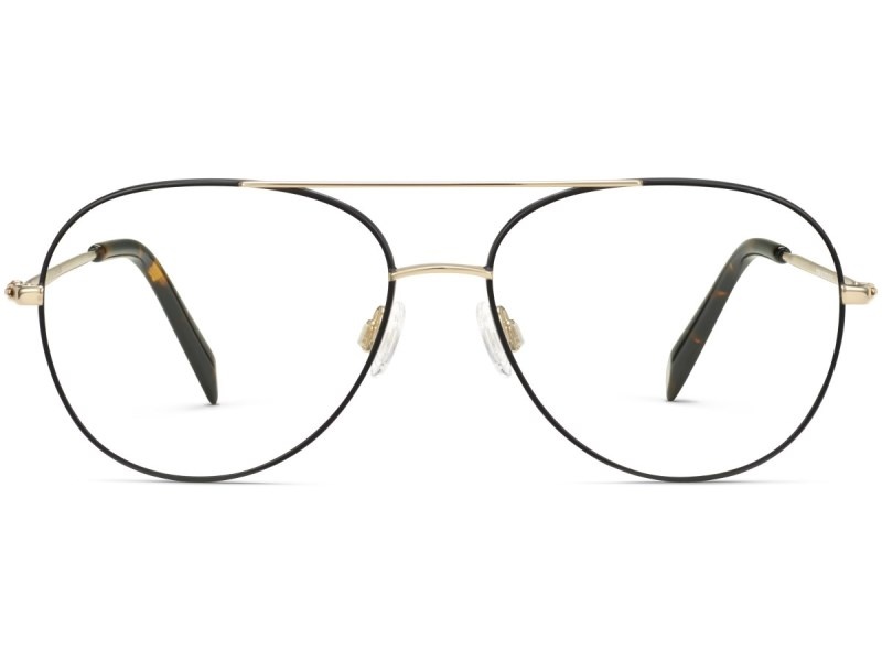 Brushed Ink with Polished Gold Warby Parker York Men's Eyeglasses Australia | Y5M-3606