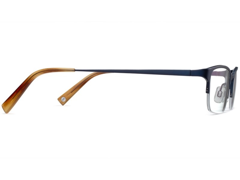 Brushed Navy Warby Parker Caldwell Men's Eyeglasses Australia | X0O-5085