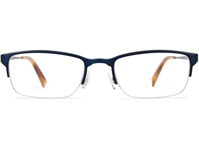 Brushed Navy Warby Parker Caldwell Men\'s Eyeglasses Australia | X0O-5085