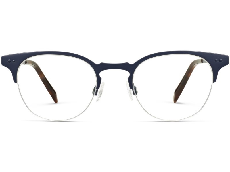 Brushed Navy Warby Parker Symonds Men's Eyeglasses Australia | R8B-8155