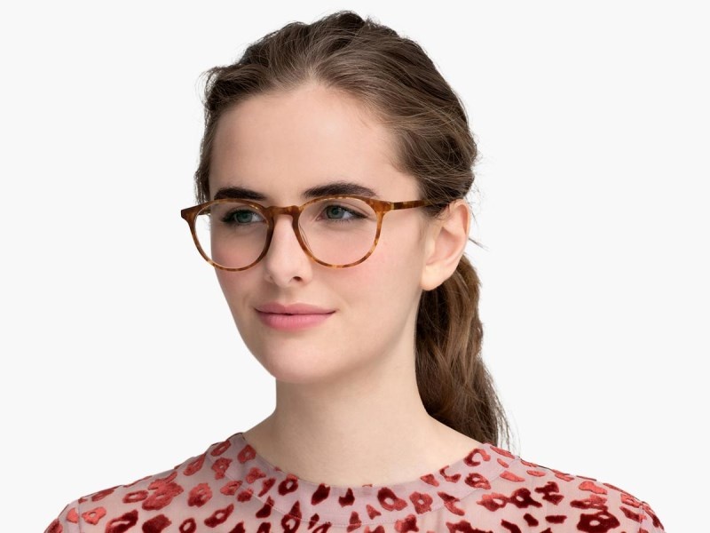 Butterscotch Tortoise Warby Parker Butler Women's Eyeglasses Australia | O3J-1172