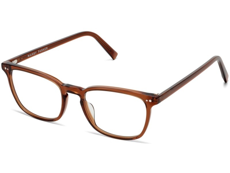 Cacao Crystal Warby Parker Elias Men's Eyeglasses Australia | S3M-7965