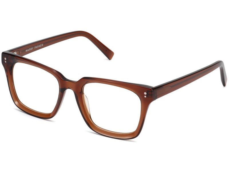 Cacao Crystal Warby Parker Leland Men's Eyeglasses Australia | I8T-6854