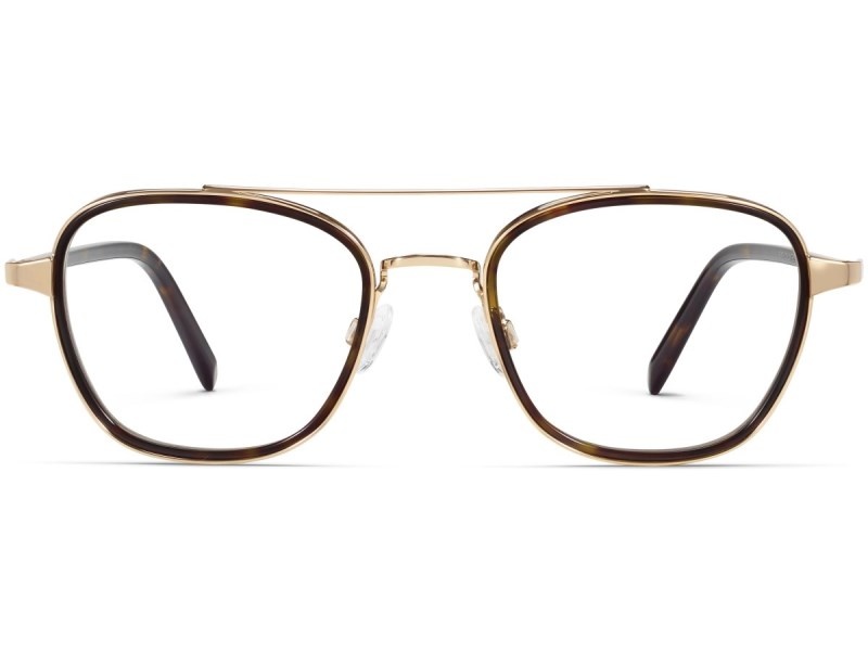 Cognac Tortoise with Polished Gold Warby Parker Earle Men's Eyeglasses Australia | O9Y-4606