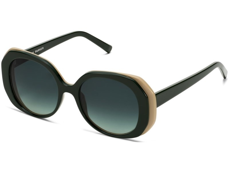 Forest Green with Sand Warby Parker Rosa Women's Sunglasses Australia | Q5D-7897