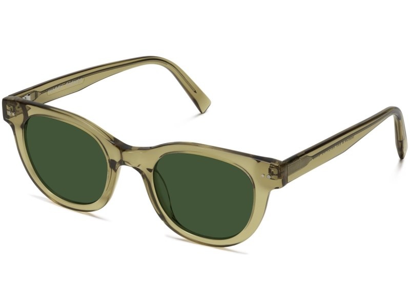 Green Tea Crystal Warby Parker Gideon Men's Sunglasses Australia | M3U-5554