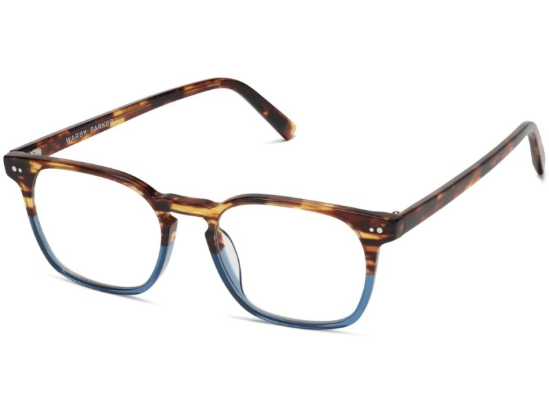 Hudson Blue Fade Warby Parker Santiago Men's Eyeglasses Australia | R9B-7995