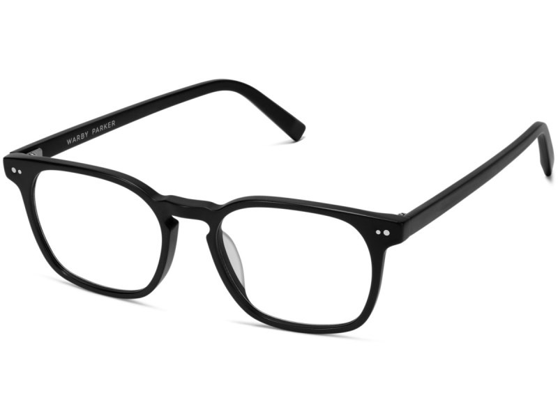 Jet Black Matte Warby Parker Santiago Women's Eyeglasses Australia | Z8Z-7747