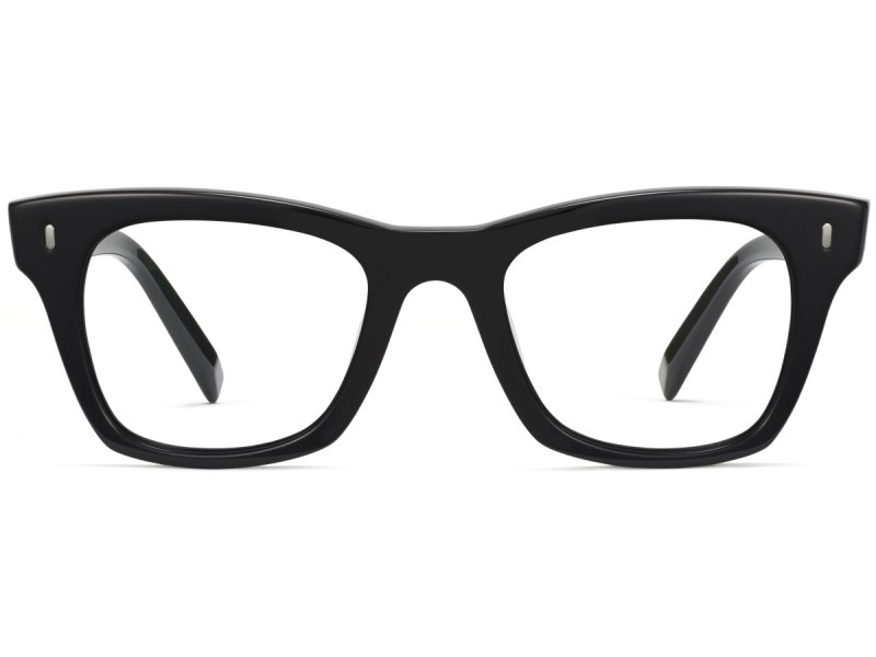 Jet Black Warby Parker Harris Men's Eyeglasses Australia | N4Q-2483