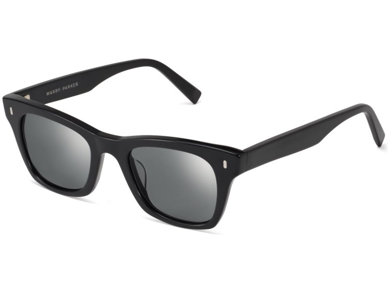 Jet Black Warby Parker Harris Men's Sunglasses Australia | H0K-6148