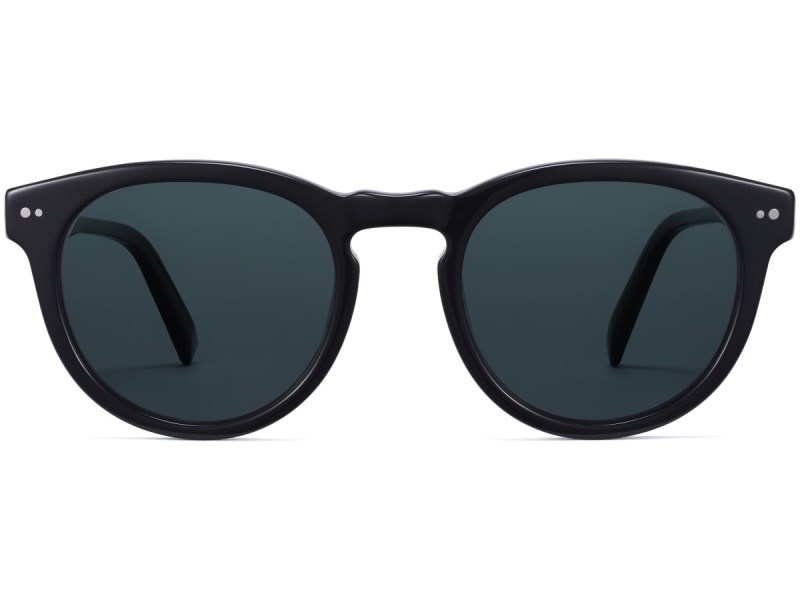 Jet Black Warby Parker Hayes Men's Sunglasses Australia | U6S-6112