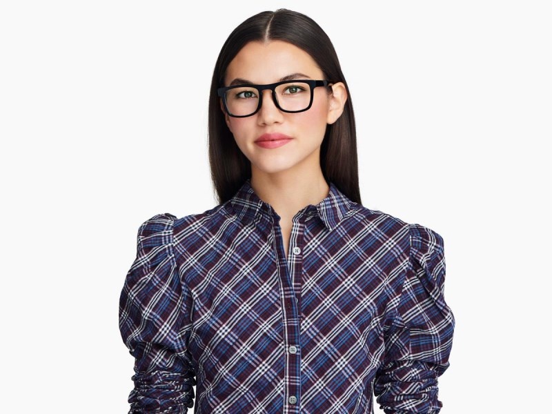 Jet Black Warby Parker Omar Women's Eyeglasses Australia | G0K-2299