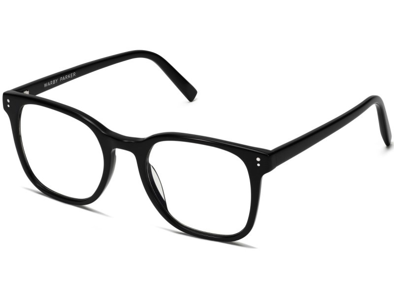 Jet Black Warby Parker Rosie Men's Eyeglasses Australia | J0V-0385