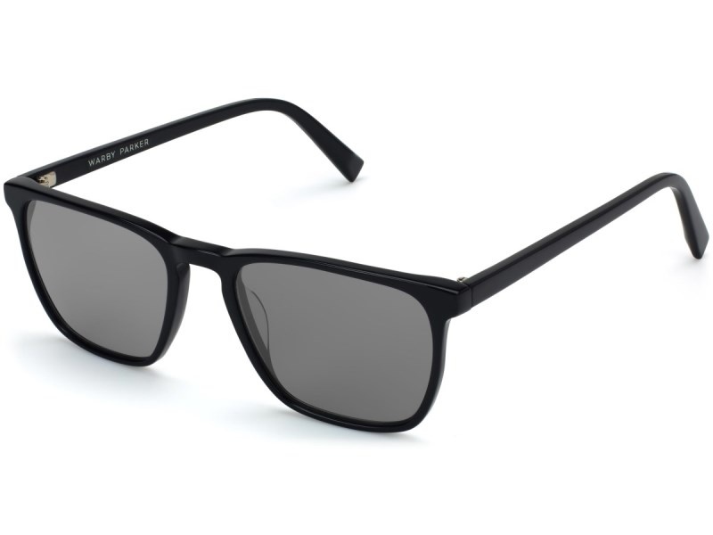 Jet Black Warby Parker Sutton Men's Sunglasses Australia | A9D-5806