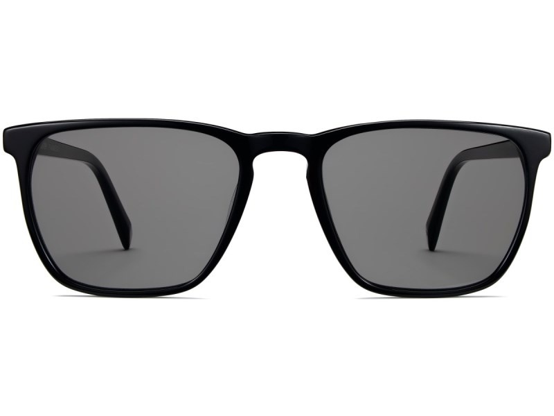 Jet Black Warby Parker Sutton Men's Sunglasses Australia | A9D-5806