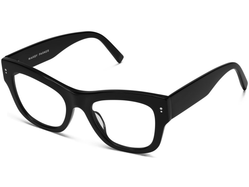 Jet Black Warby Parker Yamini Men's Eyeglasses Australia | O0S-1576