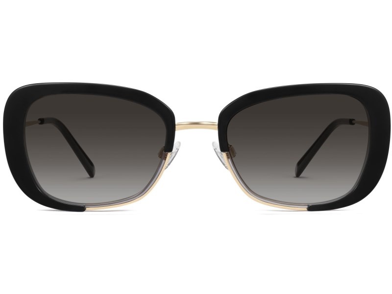 Layered Haze with Polished Gold Warby Parker Halima Men's Sunglasses Australia | Z6G-8762