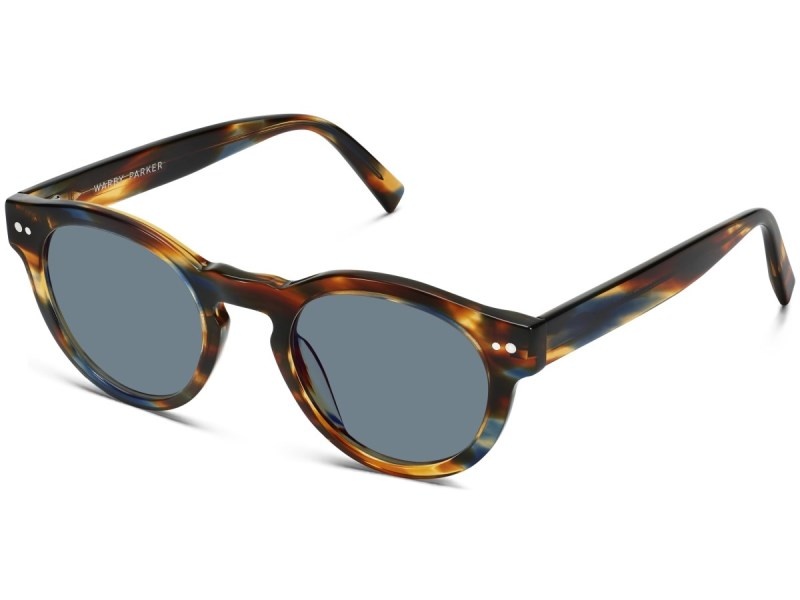 Maritime Tortoise Warby Parker Tal Men's Sunglasses Australia | H6Q-4566