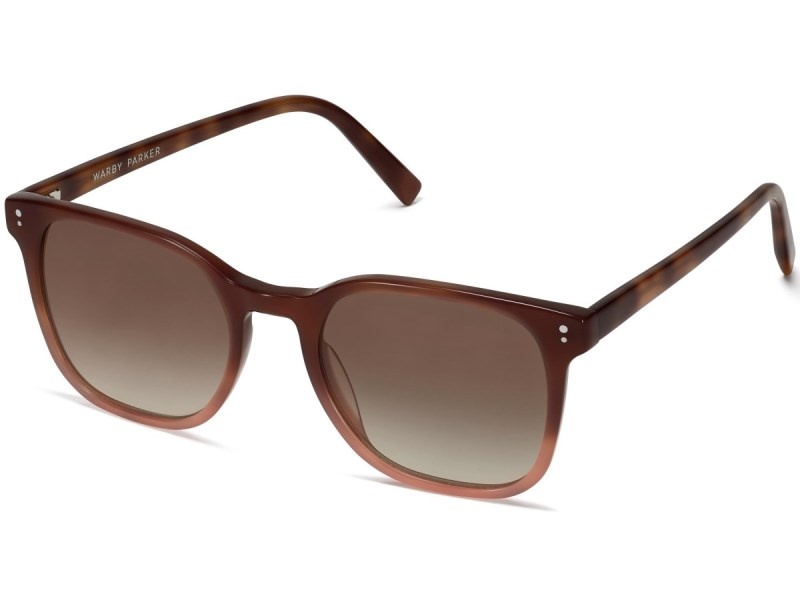 Mulberry Tortoise Fade Warby Parker Rosie Women's Sunglasses Australia | F0Z-7504