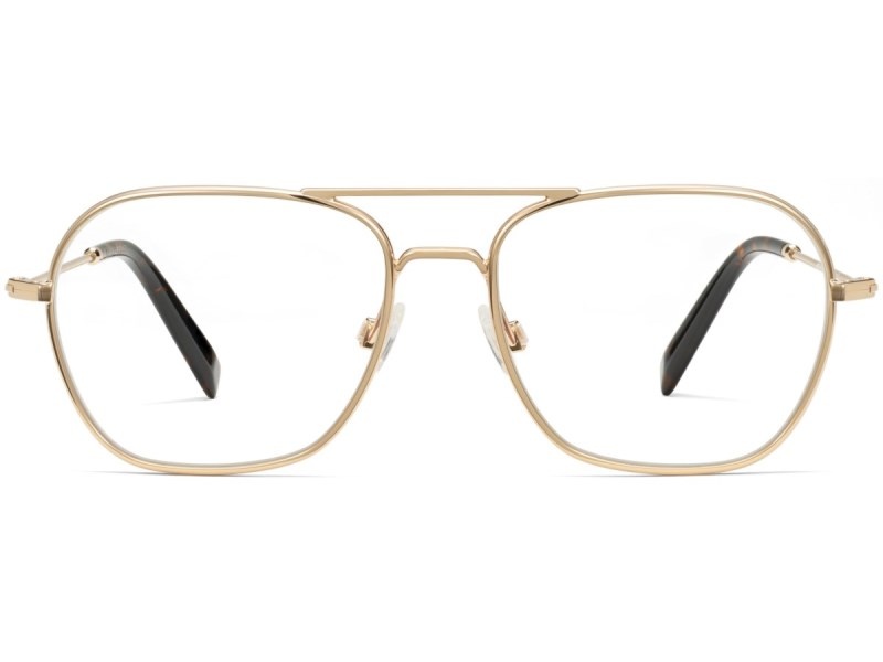 Polished Gold Warby Parker Abe Women's Eyeglasses Australia | Q7S-1281