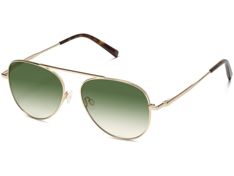 Polished Gold Warby Parker Belmar Women's Sunglasses Australia | I1K-5702