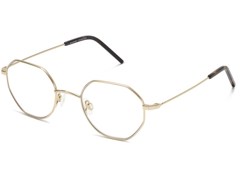 Polished Gold Warby Parker Dupree Women's Eyeglasses Australia | E1T-8556