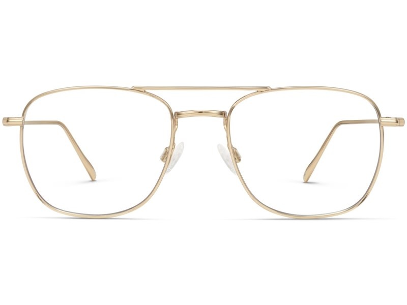 Polished Gold Warby Parker Gus Men's Eyeglasses Australia | N4W-9230