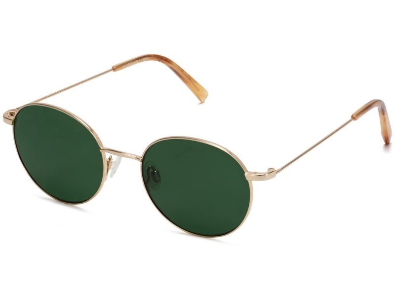 Polished Gold Warby Parker Merrick Men's Sunglasses Australia | J2Y-3002