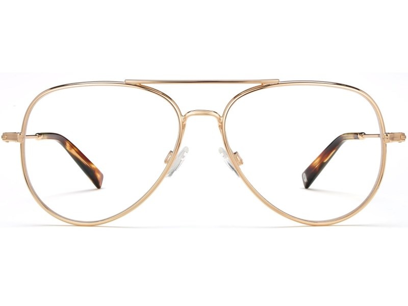 Polished Gold Warby Parker Raider Men\'s Eyeglasses Australia | G5U-7730