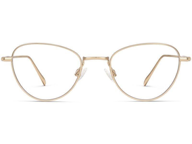 Polished Gold Warby Parker Shirley Women's Eyeglasses Australia | L6Q-6494