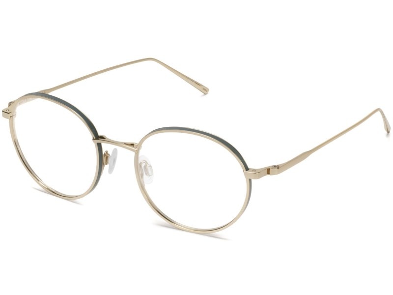 Polished Gold with Ivy Warby Parker Garrison Men's Eyeglasses Australia | X1W-2429