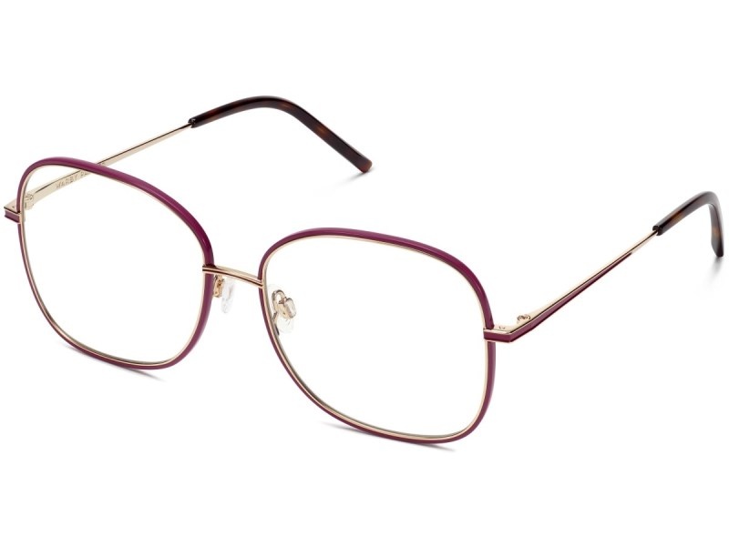 Rose Apple with Polished Gold Warby Parker Leah Men's Eyeglasses Australia | D1N-8347